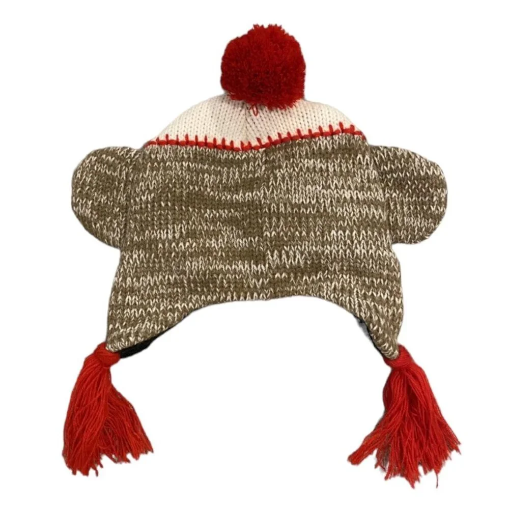 Sock Monkey 2-4Y Winter Hat